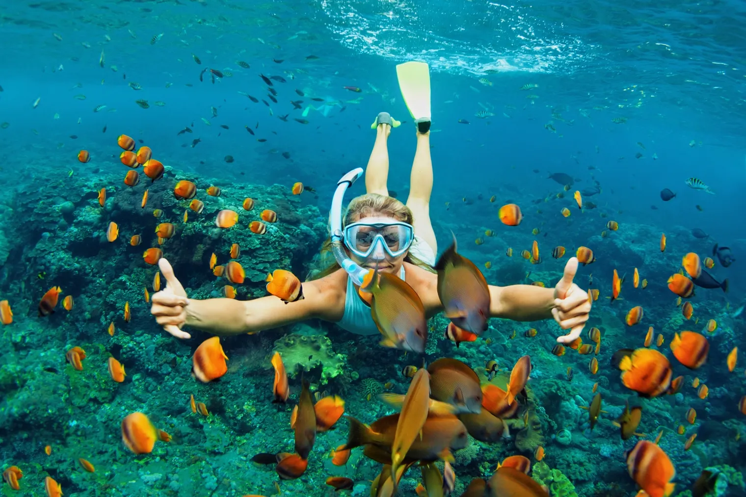 El Gouna: Orange Bay Yacht Cruise with Private Transfers